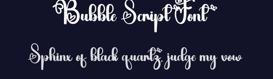 Bubble Script Font by andikastudio — Script Handwritten Font — thumbnail 2