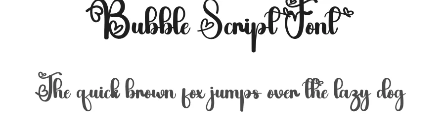 Bubble Script Font by andikastudio — Script Handwritten Font