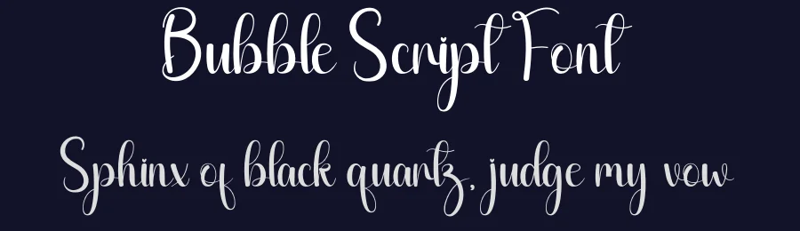 Bubble Script Font by andikastudio — Script Handwritten Font — thumbnail 2