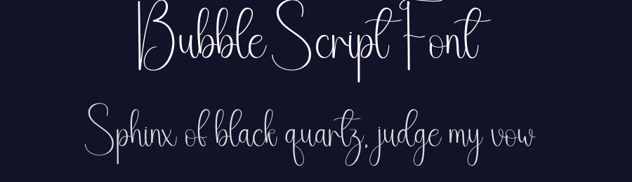 Bubble Script Font by andikastudio — Script Handwritten Font — thumbnail 2