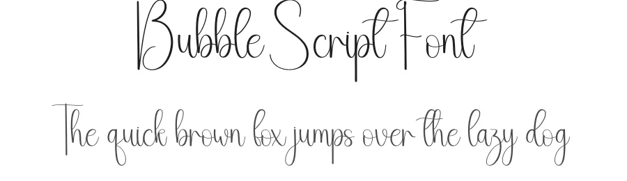 Bubble Script Font by andikastudio — Script Handwritten Font