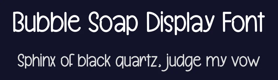 Bubble Soap Display Font by inermediaSTUDIO — Display Font — thumbnail 2