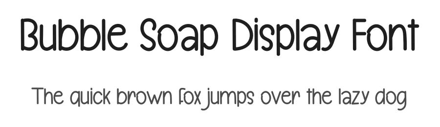 Bubble Soap Display Font by inermediaSTUDIO — Display Font