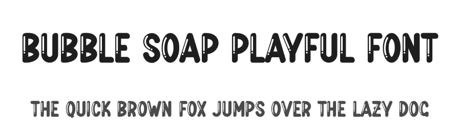 Bubble Soap Playful Font by andikastudio — Display Font