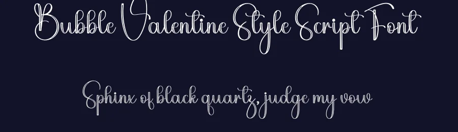 Bubble Valentine Style Script Font by freshtypeink — Script Handwritten Font — thumbnail 2