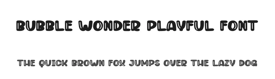 Bubble Wonder Playful Font by andikastudio — Display Font
