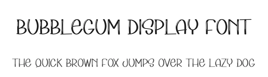 Bubblegum Display Font by andikastudio — Display Font