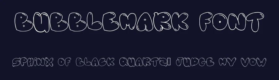 BubbleMark Font by yrsaputra — Display Font — thumbnail 2