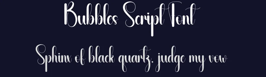 Bubbles Script Font by andikastudio — Script Handwritten Font — thumbnail 2