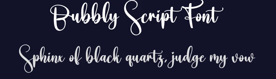 Bubbly Script Font by creativeletter — Script Handwritten Font — thumbnail 2