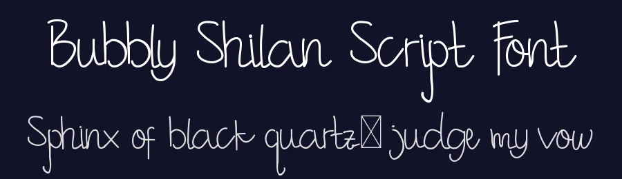 Bubbly Shilan Script Font by edricstudio — Script Handwritten Font — thumbnail 2