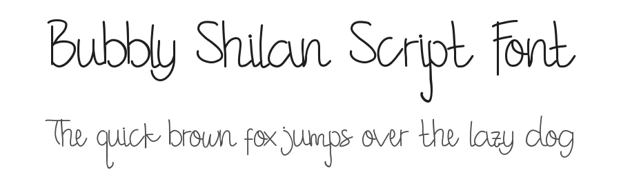 Bubbly Shilan Script Font by edricstudio — Script Handwritten Font