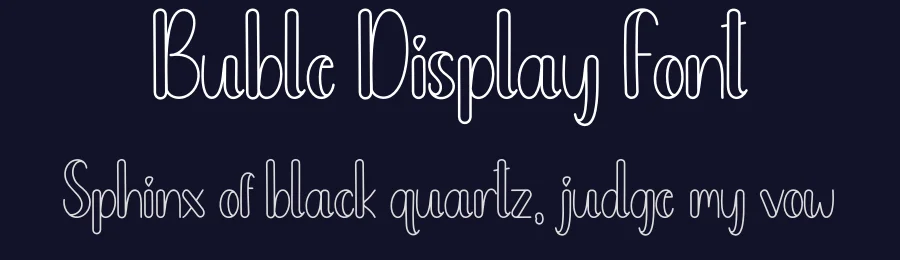 Buble Display Font by andikastudio — Script Handwritten Font — thumbnail 2