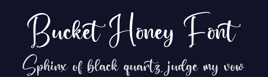 Bucket Honey Font by glorytype — Script Handwritten Font — thumbnail 2