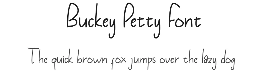 Buckey Petty Font by Javanicestudio — Script Handwritten Font