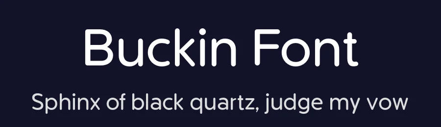 Buckin Font by Ckhans Fonts — Sans Serif Font — thumbnail 2