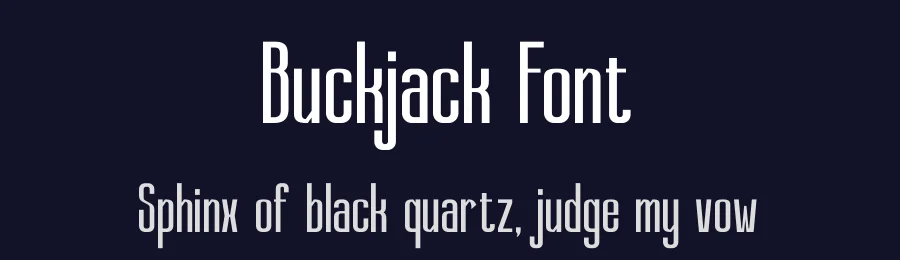 Buckjack Font by Denustudios — Decorative Font — thumbnail 2