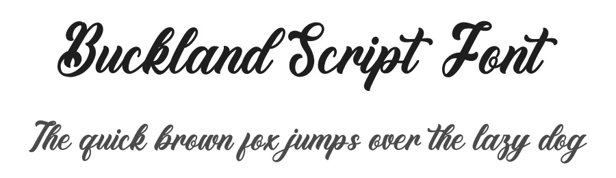 Buckland Script Font by Mozatype — Script Handwritten Font