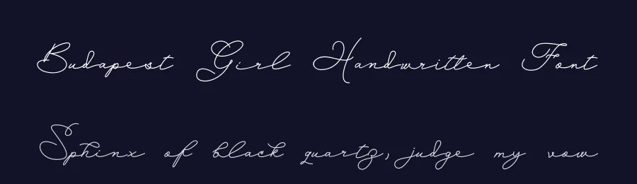Budapest Girl Handwritten Font by omaikraf — Script Handwritten Font — thumbnail 2