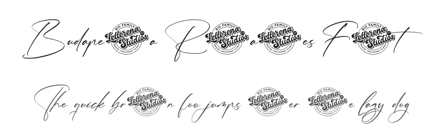 Budapesta Romantes Font by letterenastudios — Script Handwritten Font