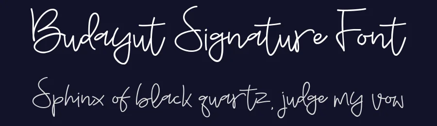 Budayut Signature Font by awan studio — Script Handwritten Font — thumbnail 2