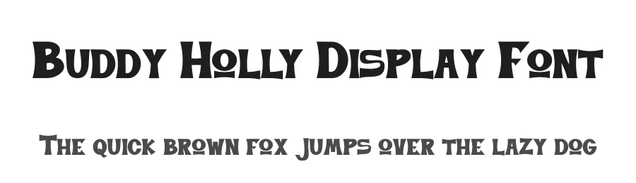 Buddy Holly Display Font by Maknastd — Serif Font