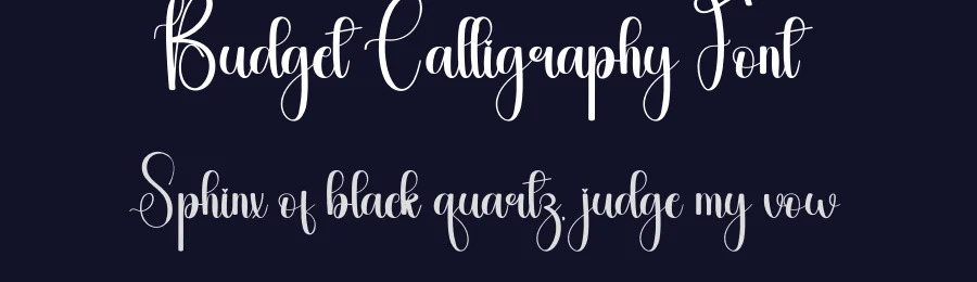 Budget Calligraphy Font by andikastudio — Script Handwritten Font — thumbnail 2