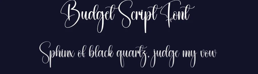 Budget Script Font by creativeletter — Script Handwritten Font — thumbnail 2