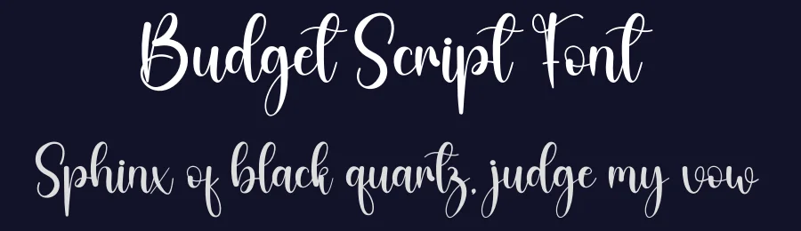Budget Script Font by creativeletter — Script Handwritten Font — thumbnail 2