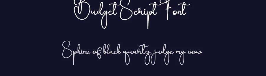 Budget Script Font by andikastudio — Script Handwritten Font — thumbnail 2