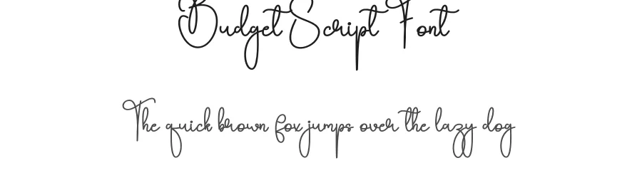 Budget Script Font by andikastudio — Script Handwritten Font