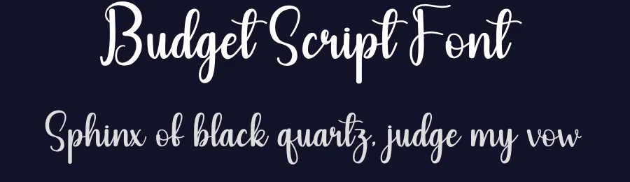 Budget Script Font by andikastudio — Script Handwritten Font — thumbnail 2