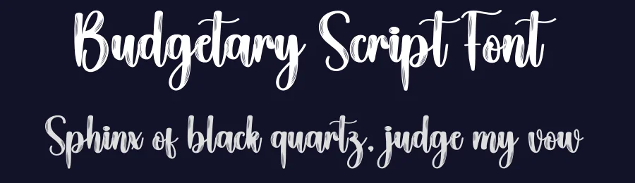 Budgetary Script Font by creativeletter — Script Handwritten Font — thumbnail 2