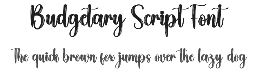 Budgetary Script Font by creativeletter — Script Handwritten Font