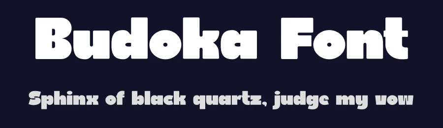 Budoka Font by Skytroopas — Sans Serif Font — thumbnail 2