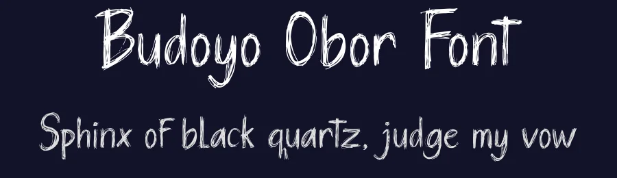 Budoyo Obor Font by Denustudios — Script Handwritten Font — thumbnail 2
