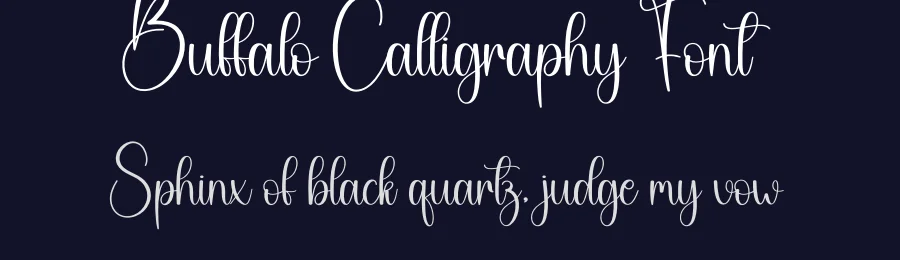 Buffalo Calligraphy Font by creativeletter — Script Handwritten Font — thumbnail 2