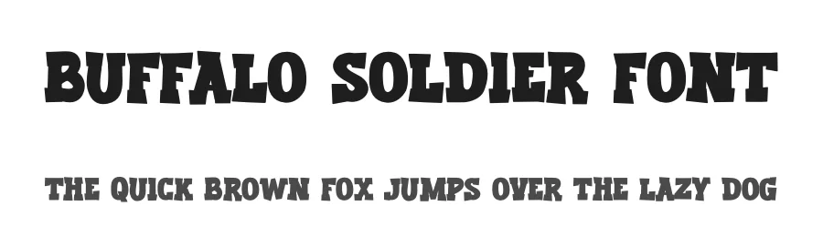 Buffalo Soldier Font by Almarkhatype — Display Font