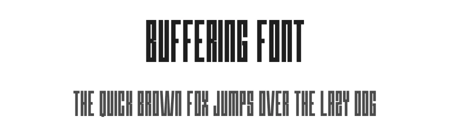 Buffering Font by Craftedtype — Decorative Font