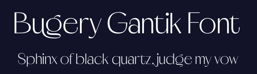Bugery Gantik Font by timelesstype.co — Sans Serif Font — thumbnail 2