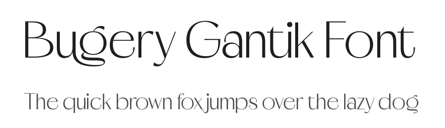 Bugery Gantik Font by timelesstype.co — Sans Serif Font