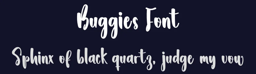Buggies Font by freshtypeink — Script Handwritten Font — thumbnail 2
