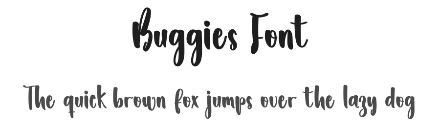 Buggies Font by freshtypeink — Script Handwritten Font