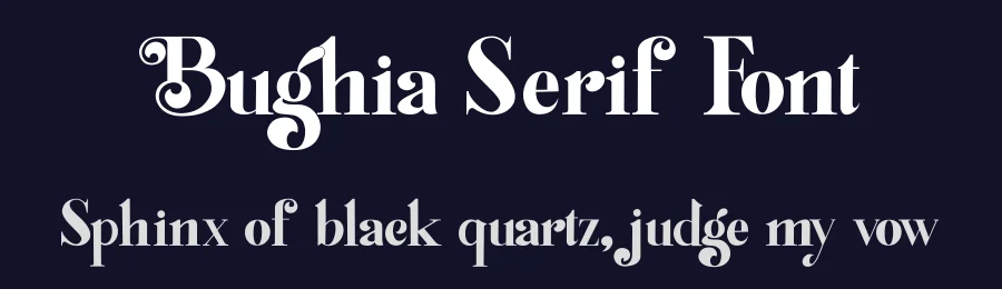 Bughia Serif Font by yontype — Serif Font — thumbnail 2
