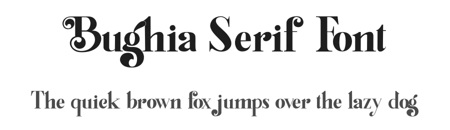 Bughia Serif Font by yontype — Serif Font