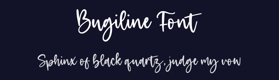 Bugiline Font by metafontsy — Script Handwritten Font — thumbnail 2