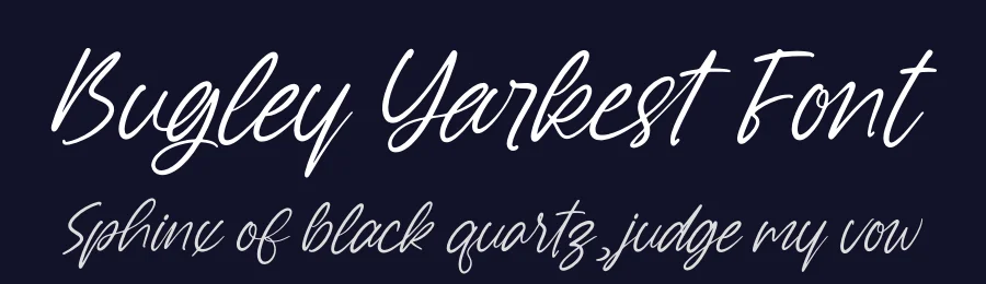 Bugley Yarkest Font by letterenastudios — Script Handwritten Font — thumbnail 2