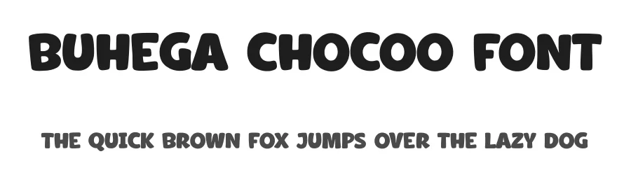 Buhega Chocoo Font by Lettermine — Decorative Font