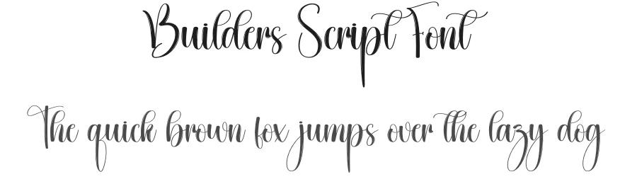 Builders Script Font by creativeletter — Script Handwritten Font
