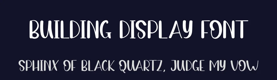 Building Display Font by andikastudio — Script Handwritten Font — thumbnail 2